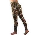 thumbnail image 2 of LEBONYARD Clearance Pants for Women under $10,Women Stretch Yoga Leggings Fitness Running Gym Sports Leopar Active Pants Yellow XS, 2 of 5