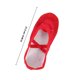 thumbnail image 2 of Hytrove 1Par Zapatillas De Ballet Rojas Con Banda Elástica Para Danza Antideslizantes Y Duraderas, 2 of 6