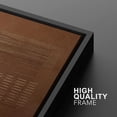 thumbnail image 5 of PixonSign Framed Wall Art Set Mid-Century Brown Polygon Landscape Abstract Canvas Prints Geometric Splicing Modern Art Decoration Minimalist for Living Room, Bedroom, Office - 16"x24"x2 Black, 5 of 5