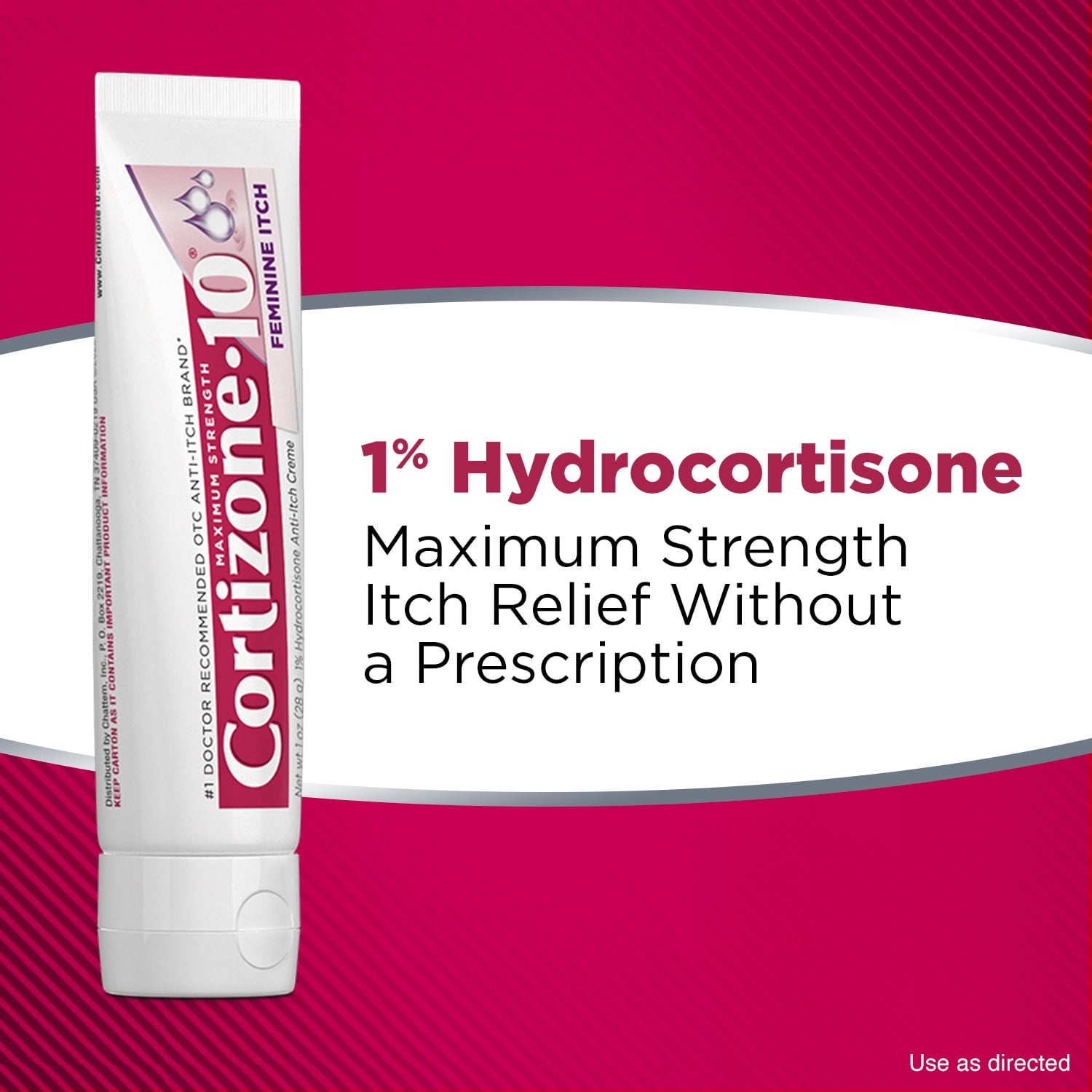 (2 pack) Cortizone-10 Maximum Strength 1% Hydrocortisone Feminine Anti-Itch Cream with Aloe & Vitamins A, C, E 1oz