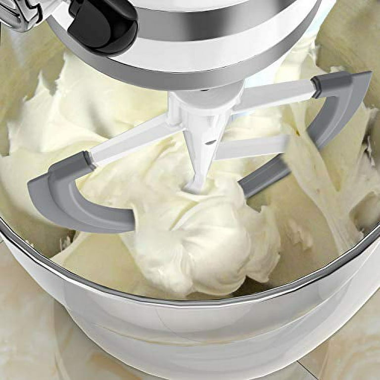 Roabertic Flex Edge Beater for KitchenAid Bowl-Lift Stand Mixer - 6 Quart  Flat Beater Paddle with Flexible Silicone Edges - Yahoo Shopping
