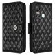 thumbnail image 2 of Rhombic Texture Leather Case For itel S18 / Vision 5, 2 of 5