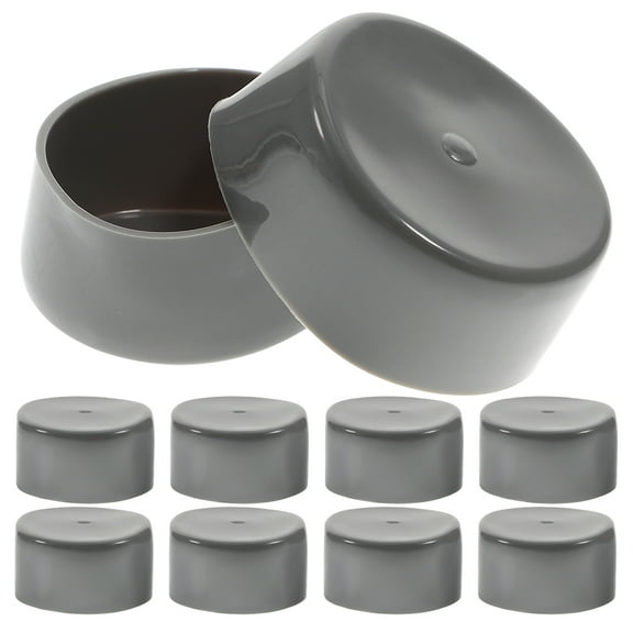 SOPOTUTU 10Pcs Rubber Bearing Caps for Truck Axle with Sealing Grease Protector Black