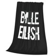 thumbnail image 4 of Manta de forro polar de Billie Eilish, súper suave y acogedora, ligera, de franela, cómoda y cálida, ideal para sofá, cama y sofá., 4 of 5