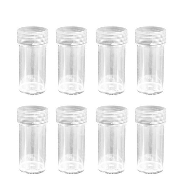 Bearachild Botellas de almacenamiento de diamantes de imitación, contenedores redondos de plástico para joyas, cajas organizadoras de cuentas para Type3 NO3 Bearachild HA004659-02