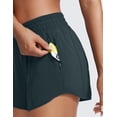 thumbnail image 4 of CRZ YOGA High Waisted Running Shorts for Women 2.5" Mesh Liner Quick Dry for Workout Athletic with Zipper Pocket, 4 of 5