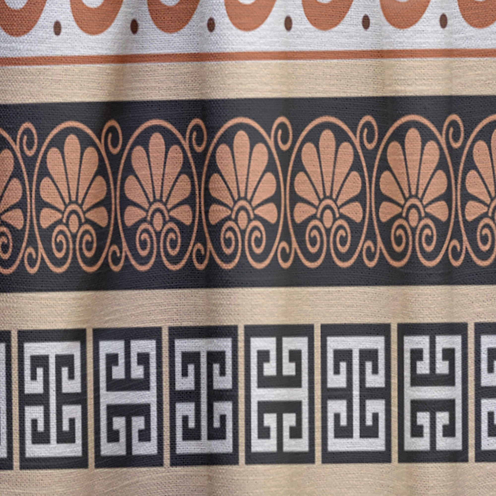 Designart 'Vintage Patterns' Traditional Curtain Panel