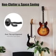 thumbnail image 3 of Guitar Wall Mount Hanger, 8 Pack - Wall Hooks Holder Stand with Screws for Acoustic, Electric Guitar, Bass, Banjo, Mandolin, 3 of 10