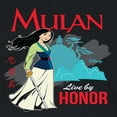 thumbnail image 3 of Disney Mulan - Live By Honor - Juniors Cropped Cotton Blend T-Shirt, 3 of 5