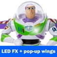 thumbnail image 2 of Disney Toy Story 5"x 4" Remote Control Buzz Lightyear Action Figure, Blue, 2 of 6