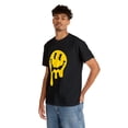 thumbnail image 5 of Dripping smiley face graphic tee Unisex Heavy Cotton Tee, 5 of 8