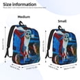 thumbnail image 2 of Goofa The Nightmare Before Christmas Pattern Durable Canvas Daypack - High-Quality Vintage Backpack, Compact & Versatile for Travel and Everyday Use-Small, 2 of 5