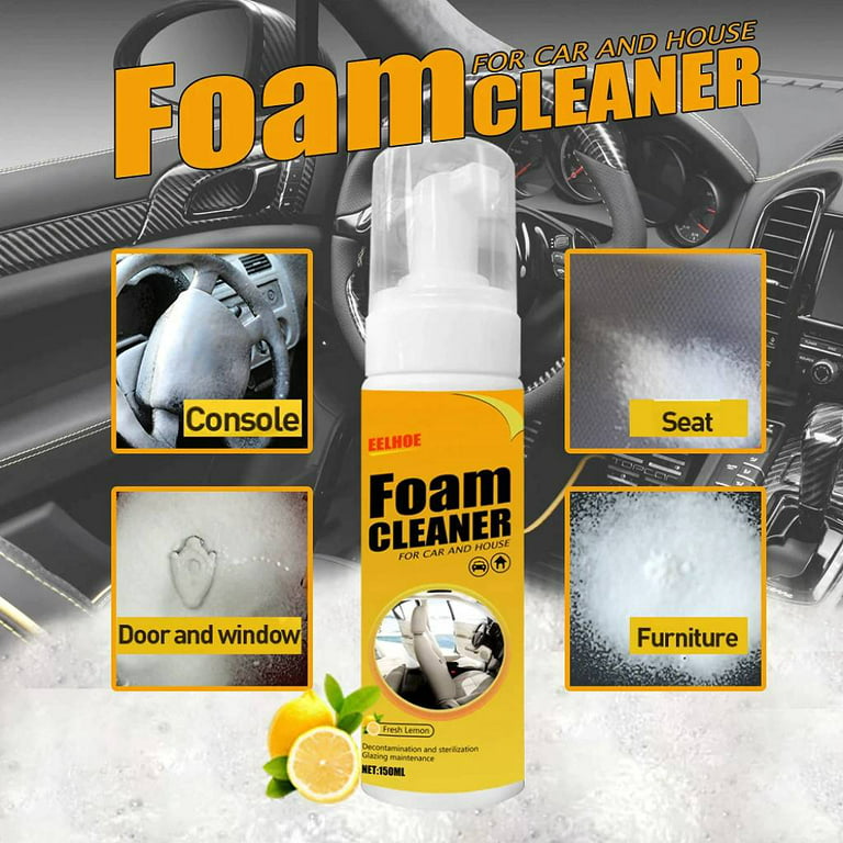 EELHOE Home Cleaning Foam Cleaner Spray Multi-purpose Anti-Aging Cleaner  Tool For Cars or Appliances 100ml