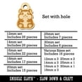 thumbnail image 2 of Chubby Cheek Hamster Wood Mini Charms Shapes DIY Craft Jewelry - With Hole - 20mm (15pcs), 2 of 7