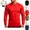 Red, variant on Mfakffe Mens Long Sleeve T Shirts Crew Neck Casual Basic Pullover Shirt Casual Basic Tee Soft Breathable Lightweight Tops