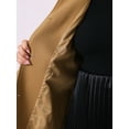 thumbnail image 5 of DARING DIVA Women's Plus Size Long Sleeve Utility Overcoat 2X Camel, 5 of 6