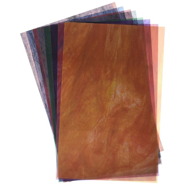 Papel Roylco R15257 Vidriera 14x21 cm Paquete de 24