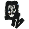 thumbnail image 4 of The Children's Place Kid's Unisex Long Sleeve Skeleton Glow-in-the-Dark PJs, Sizes 4-16, 4 of 4