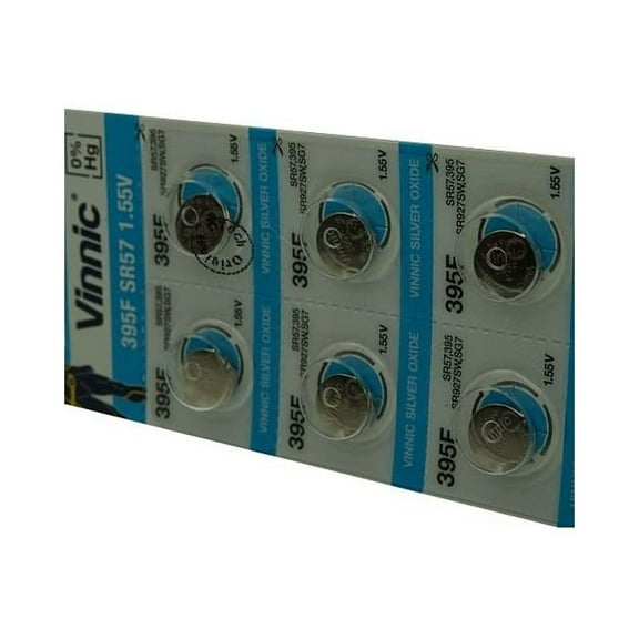 Pack De 10 Vinnic 395F/SR57 1.55V SILVER OXIDE