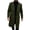 Army Green, variant on Mens Double Breasted Trench Coat Notched Lapel Mid Long Peacoat Winter Casual Business Overcoat