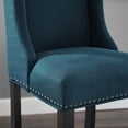 thumbnail image 6 of Modway Baron Upholstered Fabric Counter Stool in Azure, 6 of 7