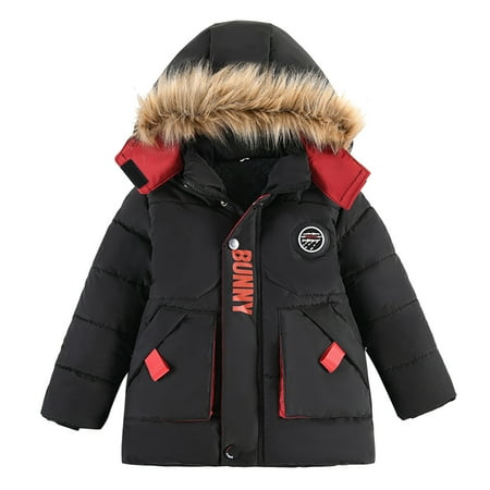 

Children Winter Boy Jacket Coat Hooded Coat Fashion Kids Warm Clothes Jacket Boys Coat&jacket For 1 Years