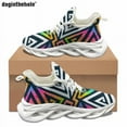 thumbnail image 1 of Doginthehole - Zapatos casuales con diseño de líneas de color degradado, tendencia urbana, nuevos zapatos deportivos de malla transpirable para correr, talla grande 48, 1 of 6