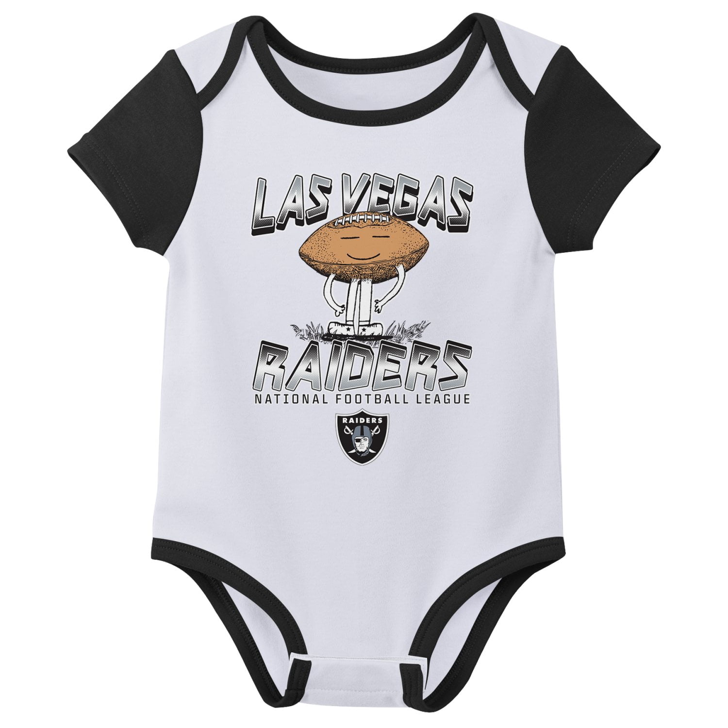 LAS VEGAS RAIDERS NFL Boys Onesie Game Day Fan Apparel