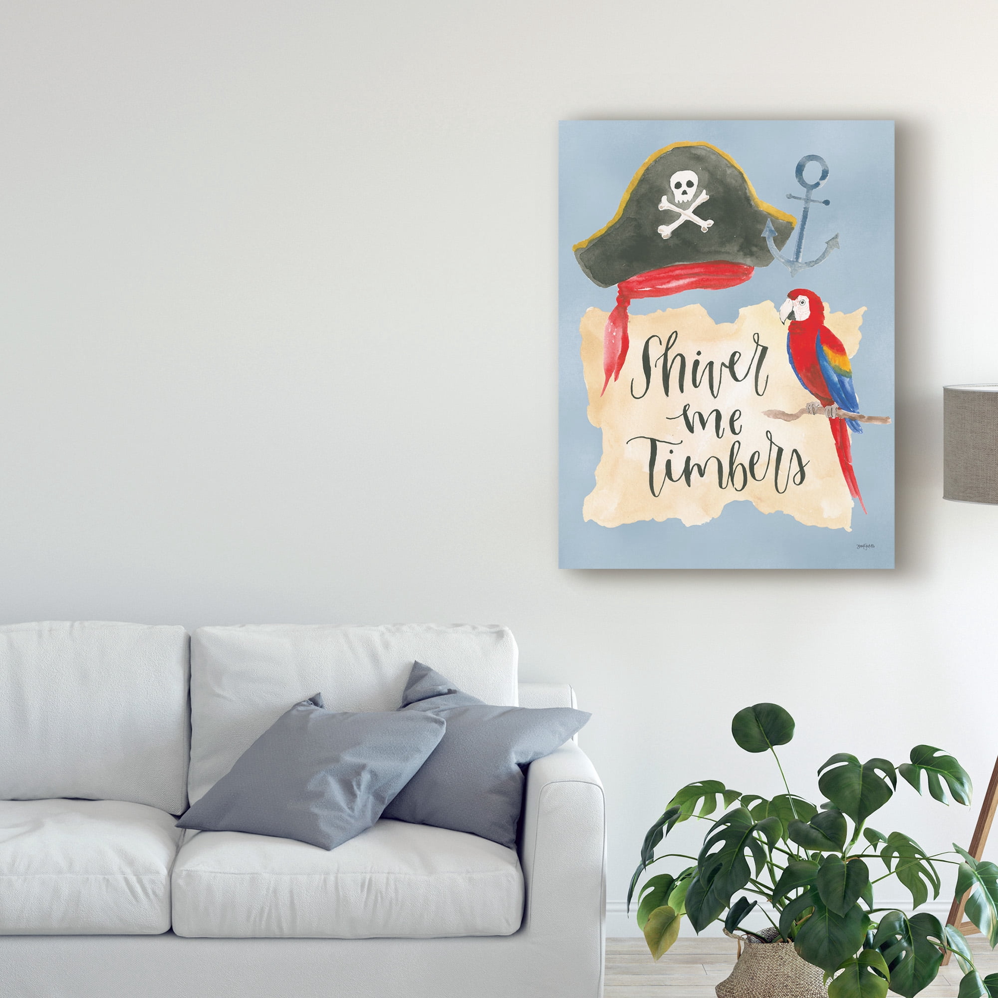 Trademark Fine Art 'Pirates III' Canvas Art by Jenaya Jackson