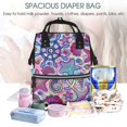 thumbnail image 5 of Daiia Cute Nautical Large Capacity Baby Bag Waterproof Stylish Diaper Bag Mummy Backpack Adjustable Straps Diaper BagBaby Essentials Bag, 5 of 6