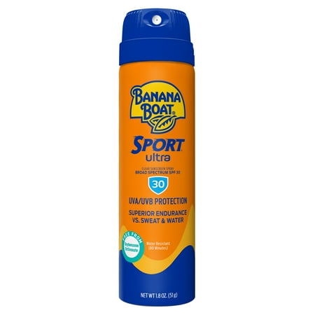 Banana Boat Sport Ultra SPF 30 Sunscreen Spray, Travel Sunscreen Spray, Adult...