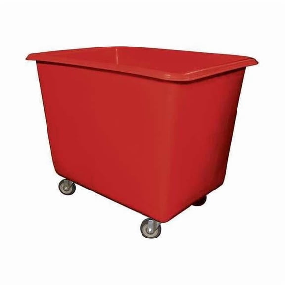 Royal Basket Trucks Cube Truck,1 cu. yd.,800 lb. Cap,Red G12-RDX-PGA-4UNN