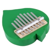 Christmas Toy Gifts for Kids New Peach Heart Shaped 8 Keys Kalimba Mbira Thumb Piano Likembe Sanza Green