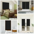 thumbnail image 5 of 1Pc Shades Self-adhesive Half Windows Nonwoven Folding Curtain Bathroom Balcony Living Room Balcony Curtains Pleated Blinds, 5 of 9