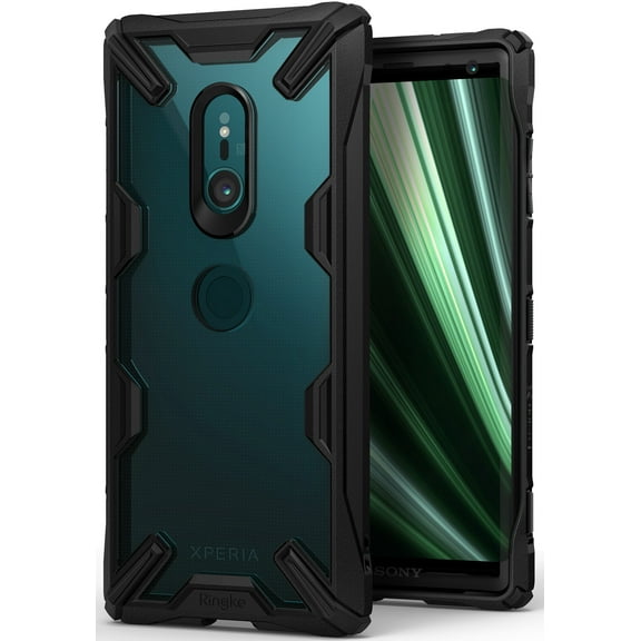 Ringke Fusion-x Case Compatible with Sony Xperia XZ3, Shockproof Advanced Bumper Case - Black