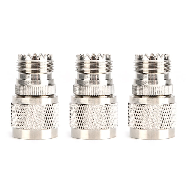 Conector hembra UHF 3 piezas N macho a S0-239 N-macho a adaptador hembra UHF ANGGREK