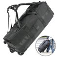 thumbnail image 2 of Bolsa de lona con ruedas de 80L, bolsa de lona de viaje plegable resistente de 31 ", equipaje con ruedas resistente al agua con correa para el hombro, 2 of 4