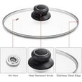 thumbnail image 4 of ZUIHUI 8 Inch Glass Lid for Frying Pan, Skillet, Pan Lid Fits Lodge 8 Inch Cast Iron Skillets 8"/20cm, Clear, 4 of 8