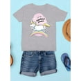 thumbnail image 3 of Rainbow Power, Cute Unicorn T-Shirt Juniors -Image by Shutterstock,  Small, 3 of 4
