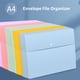 thumbnail image 5 of Carpeta de archivos expansible Organizador de archivos de sobres de plástico de 1 bolsillo con, 5 of 8