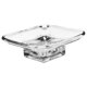 thumbnail image 3 of Glass Soap Dish Soap Holder with Drain Tray Home Decor for Bathroom Hotel Kitchen Keeps Soap Dry and Clean, 3 of 4