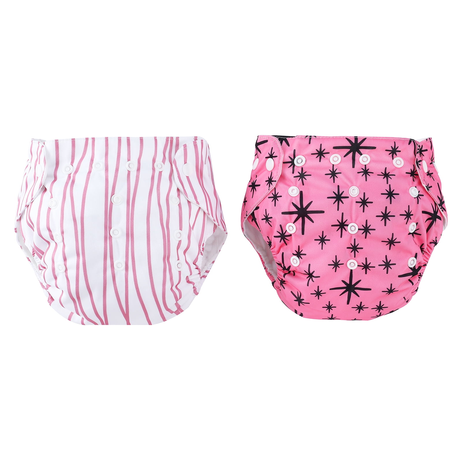 Piu Dino Baby Pool Diaper (Kit w/ 2 units) - Pink