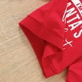 thumbnail image 6 of Generic 2024 New Soft Sweatshirts for Children's Xmas Kids Toddler Baby Boys Girls Letter Long Sleeve Cotton Autumn Winter Comfortable Sweatshirt Tops Christmas Outfit (6-12 Months,Red), 6 of 7