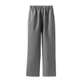 thumbnail image 6 of CPNG Boys Dress Pants Straight Pants Solid Color School Uniform Pants Classic Elastic High Waist Uniform Pants(Grey,10-11 Years), 6 of 9