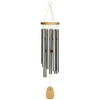 Woodstock Wind Chimes Signature Collection, Gregorian Chimes, Alto 27'' Silver Wind Chime GAS