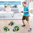 thumbnail image 5 of Wupuaait Remote Control Rolling Car Toys, RC Stunt Car with 360° Rotation Xmas Gift for 3-12 Years Old Kids, Green, 5 of 8