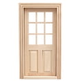 thumbnail image 4 of KAKOWELY Puerta de casa pequeña, puerta de madera, puerta de muebles en miniatura para decoración, 4 of 5