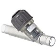 thumbnail image 1 of GF Piping Systems PVC Y Check Valve, Wye, FPM Seat, FPM Seal, 1/2" Spigot, 1 of 4