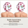 thumbnail image 2 of Yiaed Watercolor Flowers Print Satin Bonnet Silk Bonnet Hair Bonnet for Sleeping Hair Bonnets, 2 of 6