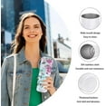 thumbnail image 2 of Inspirational Insulated Skinny Tumblers For God so Loved the World,Rose and Butterfly Cup, 20 Oz with Lid Motivational Encouragement Gifts for Women,Personalized Stainless Steel Coffee Trave Mug, 2 of 6